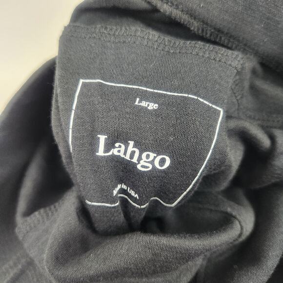 Lunya Black Men's Sleep Shorts - Picture 3 of 5